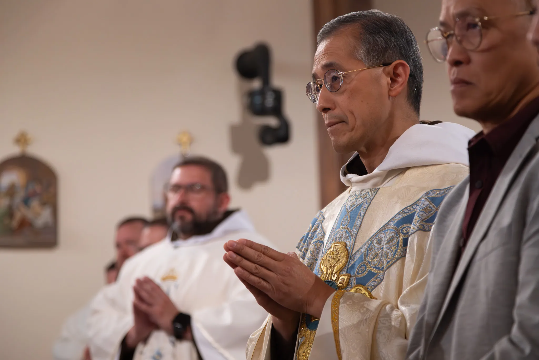 Father Miguel at the celebration of his 25th anniversary of religious life in 2023. Credit: Father Miguel