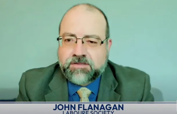 “It's hard to pay a debt when you take a vow of poverty,” said John Flanagan, executive director of the Labouré Society. Credit: "EWTN News Nightly"/Screenshot