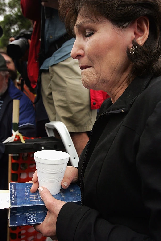 Eva Edl on March 23, 2005, in Pinellas Park, Florida. Credit: Spencer Platt/Getty Images