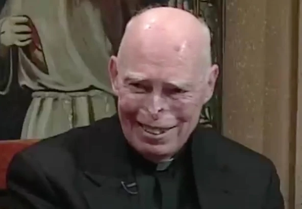 Monsignor Philip Reilly (1934-2024) was one of the first organizers of the annual March for Life in Washington D.C. Credit: EWTN "Sunday Night Prime"/Screenshot