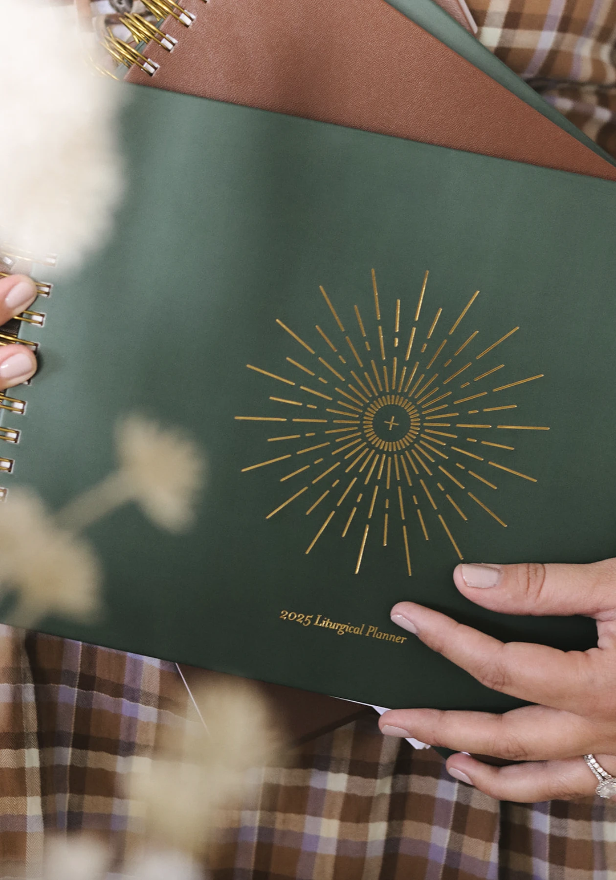 The Catholic planner, featuring a liturgical calendar, from Gather and Pray. Credit: Gather & Pray